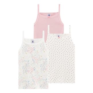 Petit Bateau Trägerhemd Porcelaine 3er-Pack-listing