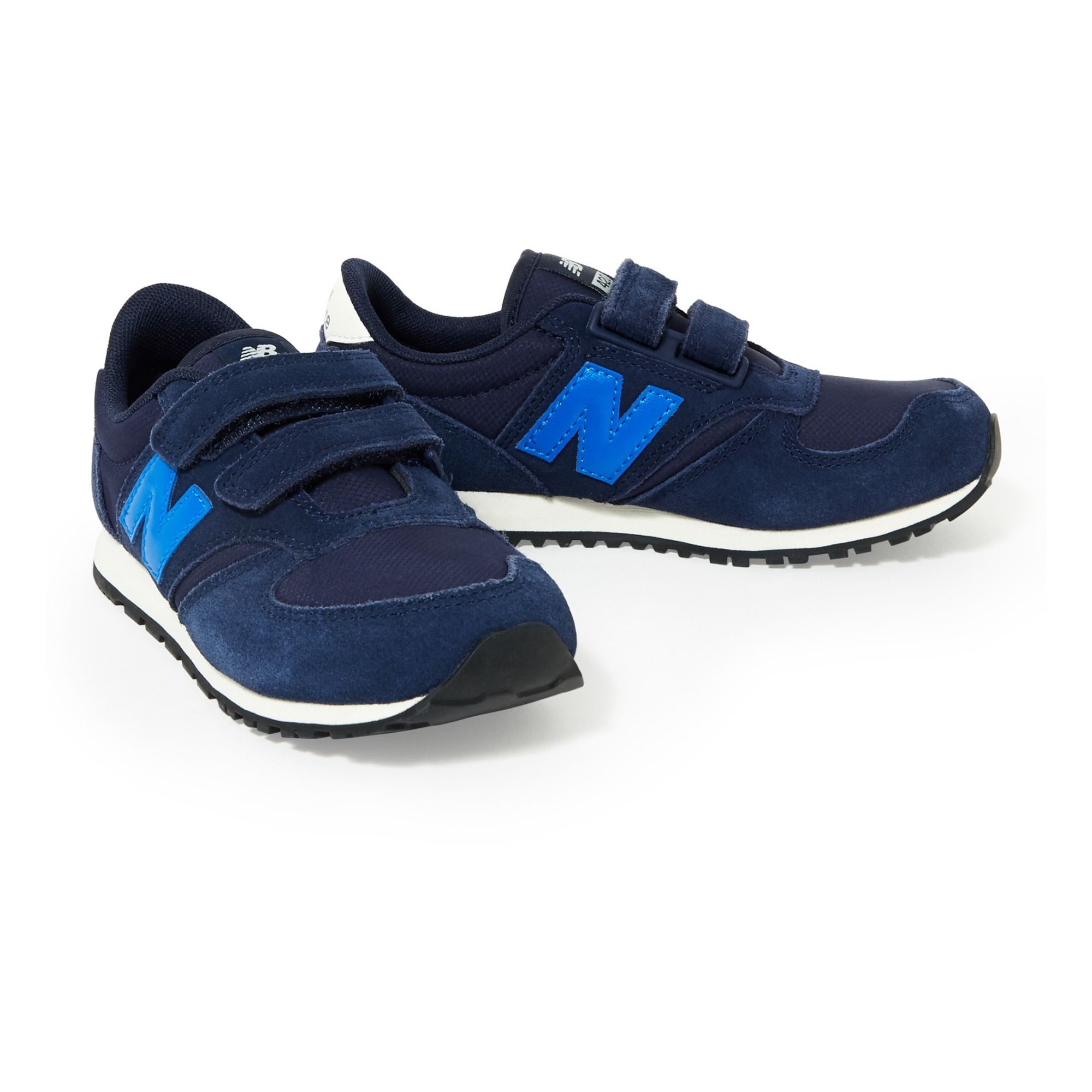 420 Bi-material Velcro Trainers Navy blue New Balance Shoes Baby