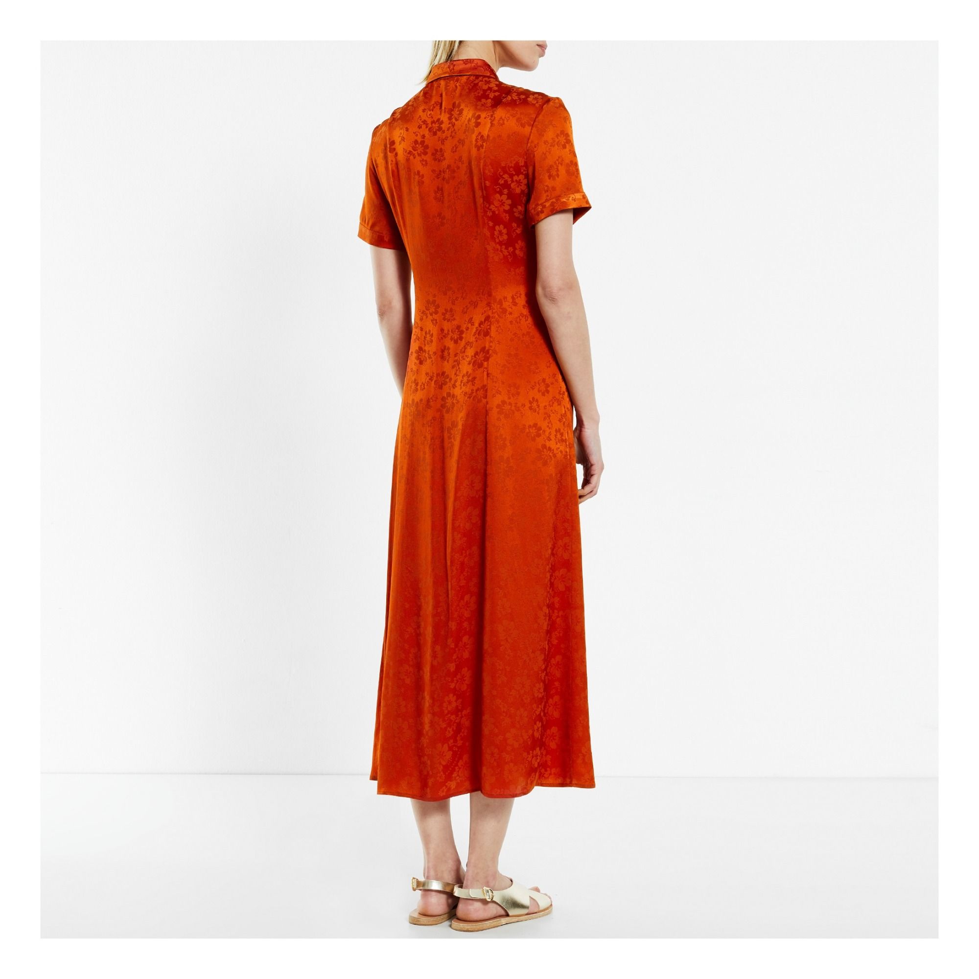 Robe Paprika Rouille Alexa Chung Mode Adulte