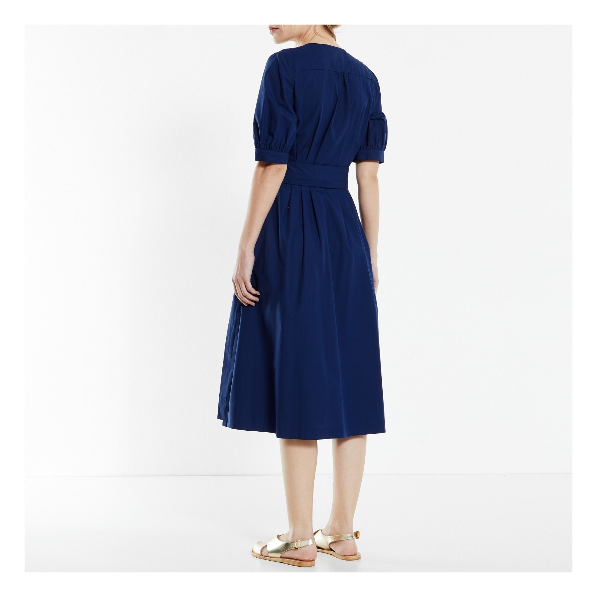 Lelia Dress - Women's Collection - Navy blue Bonpoint Fashion