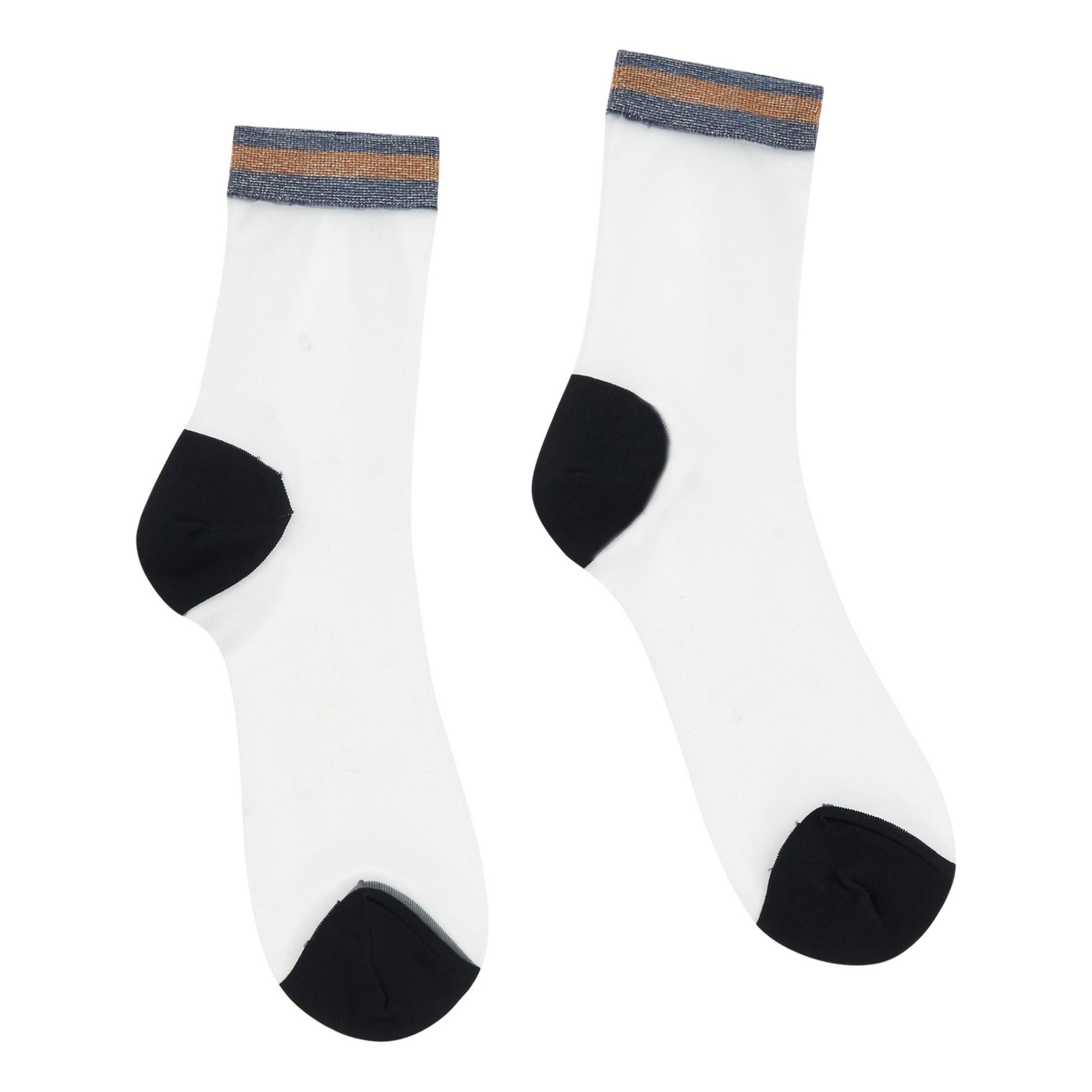 Hansel from Basel - Chaussettes Nylon Full - Fille - Blanc
