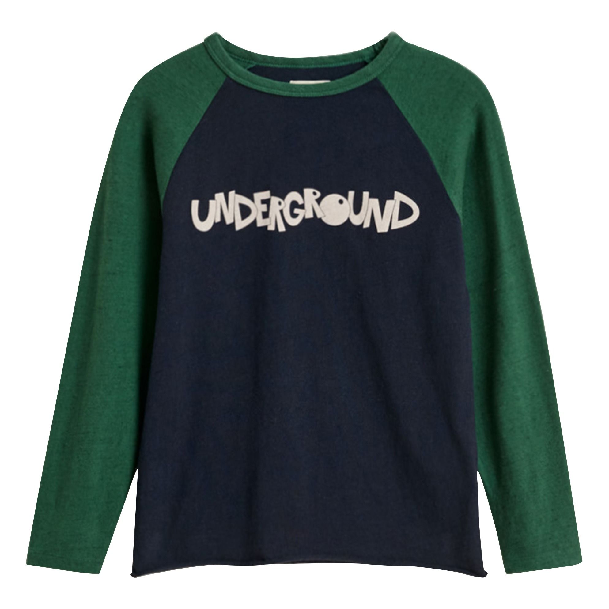 Bellerose - T-Shirt Underground Mow - Garçon - Bleu marine