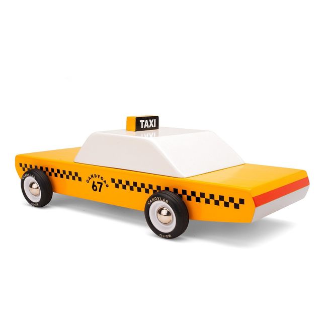 Auto Candycab aus Holz | Gelb