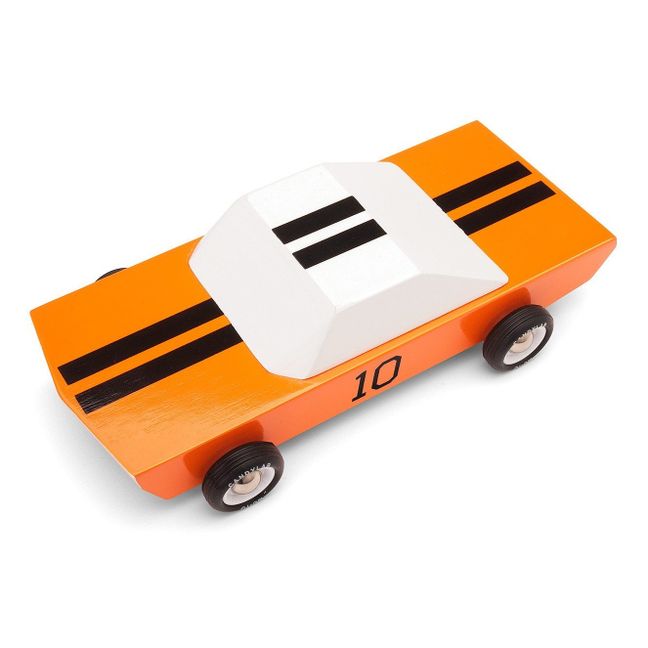 Coche GT10 de madera Naranja