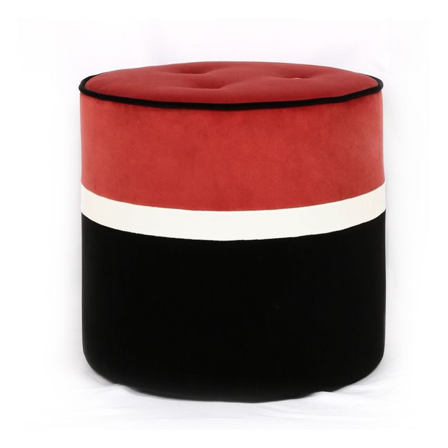 Pouf Leo in velluto  | Blush