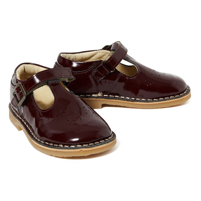 Penny Mary Jane Shoes | Burgundy