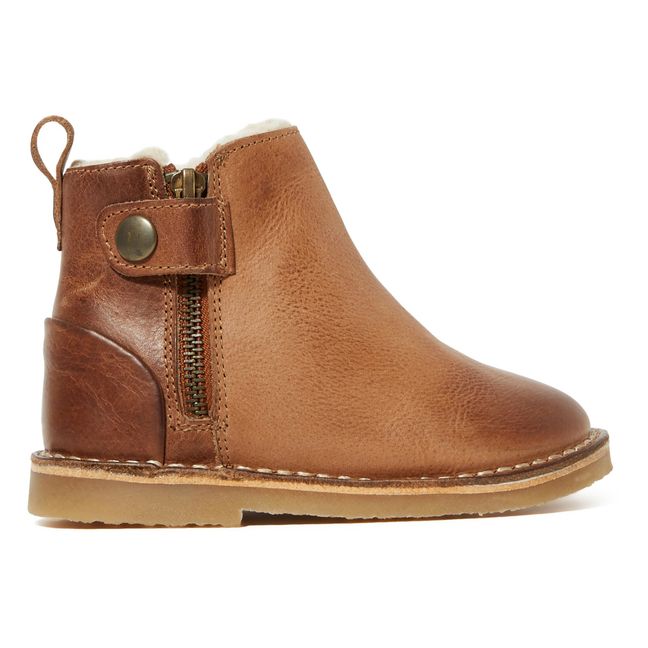 Winston Furry Boots Camel