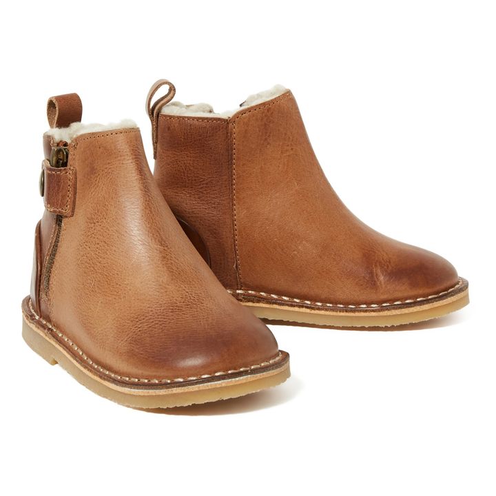 Winston Furry Boots | Camel- Product image n°2