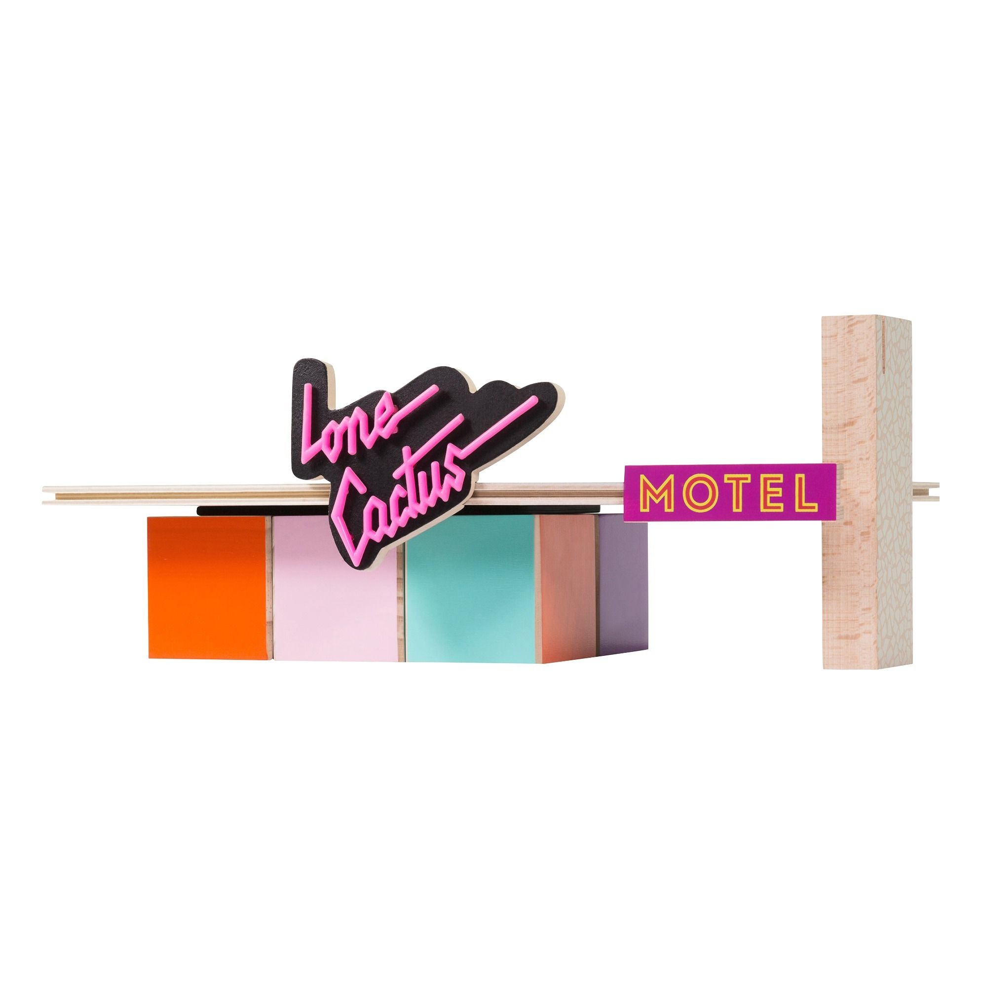 Candylab - Motel en bois - Fille - Multicolore
