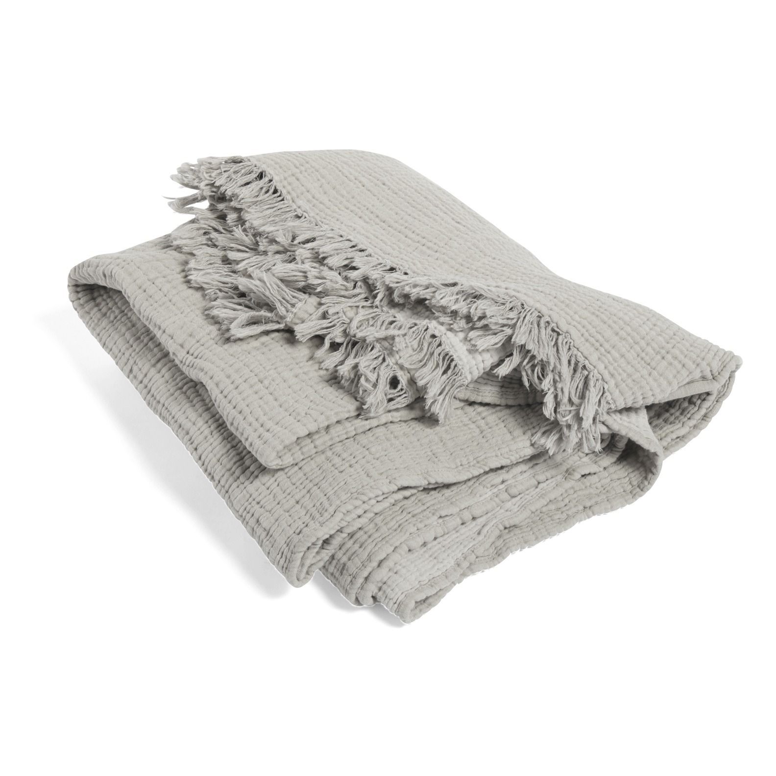 Hay - Plaid gaufré - Gris