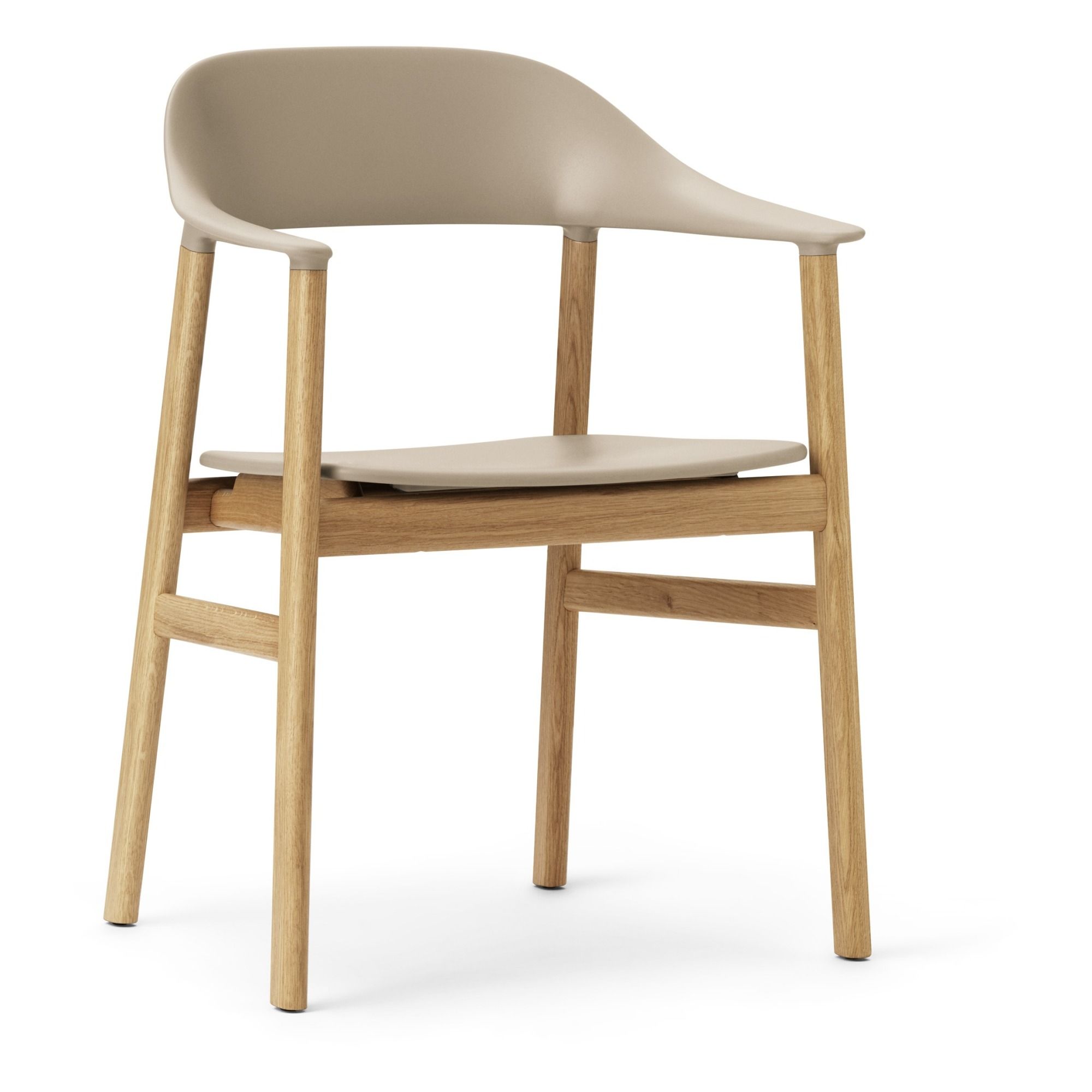 Normann Copenhagen - Fauteuil Herit en chêne - Sable