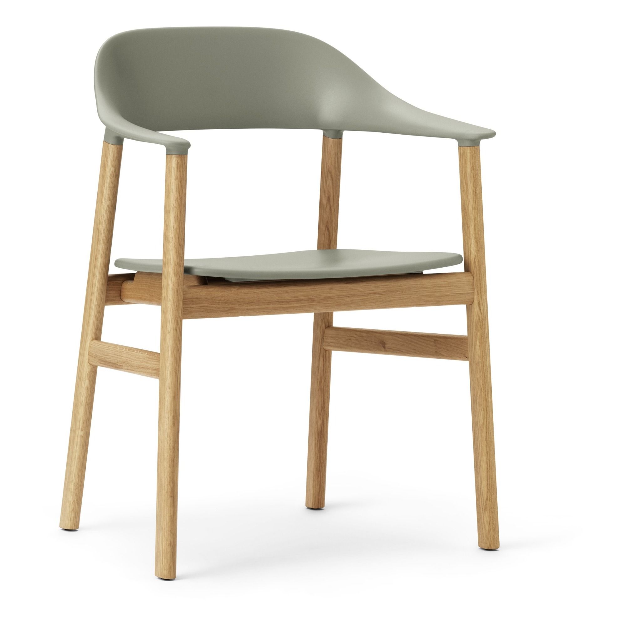 Normann Copenhagen - Fauteuil Herit en chêne - Vert amande
