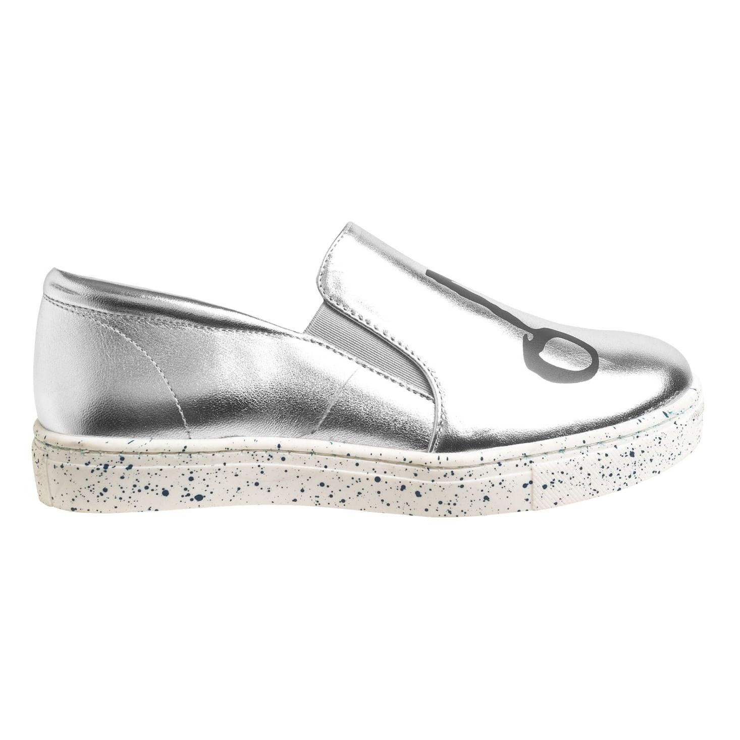 Bonpoint - Slip-On Happy - Fille - Argenté