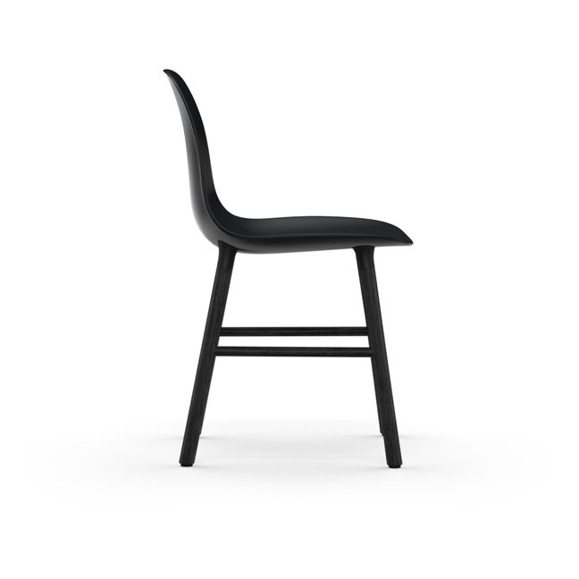 Chaise Form en bois Noir