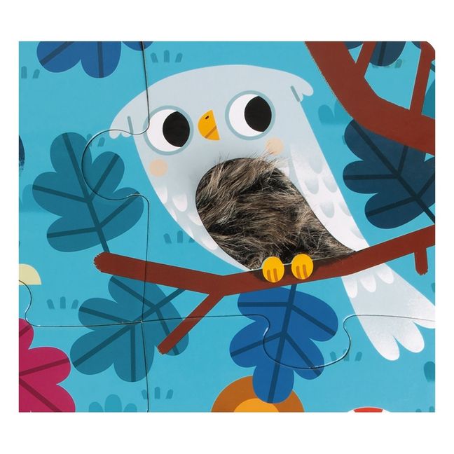 Puzzle con texturas «Los animales del bosque» - 20 piezas