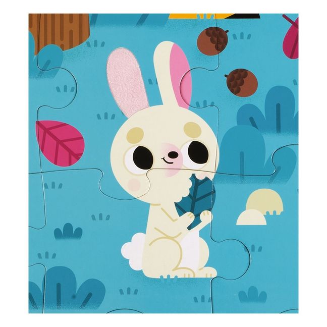 Animals of the Forest Tactile Puzzle, 20 pieces