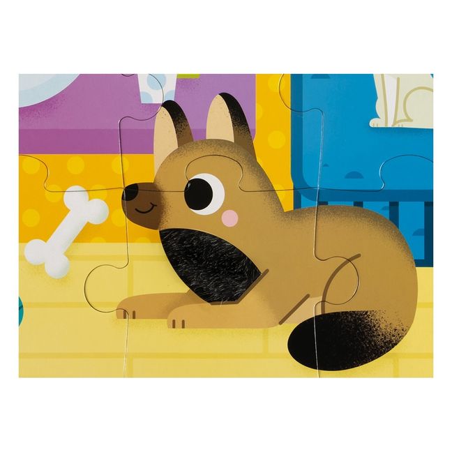 Puzzle con texturas «Los animales domésticos» - 20 piezas