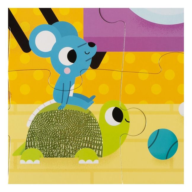 Puzzle con texturas «Los animales domésticos» - 20 piezas