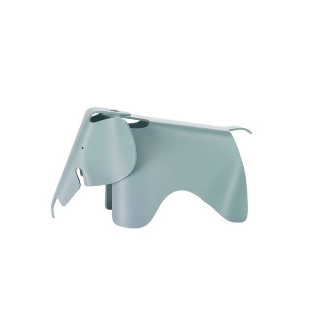 Hocker Eames kleiner Elefant Charles & Ray Eames, 1945 - Limited Editon  | Blaugrau