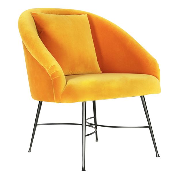 ochre armchair