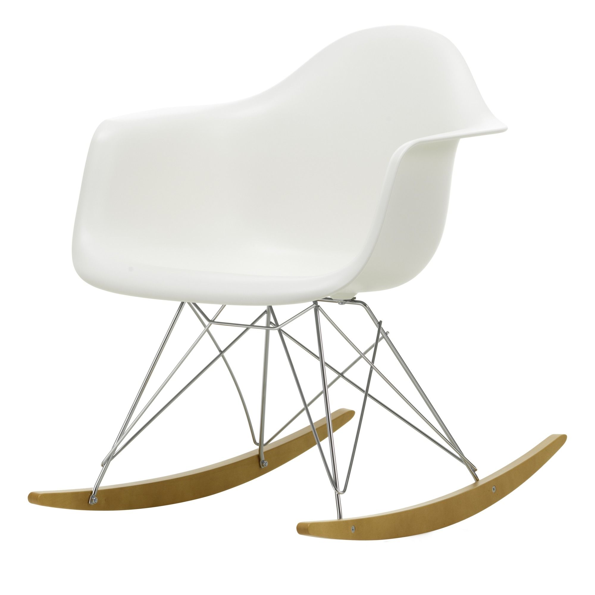 Eames RAR (Rocking Armchair Rod Base) Chair Chrome base