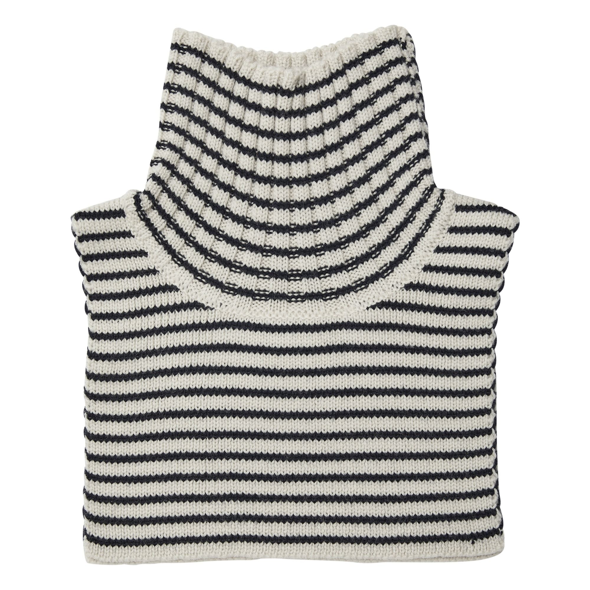 Striped Wool Turtleneck Collar Navy blue Fub Fashion Children