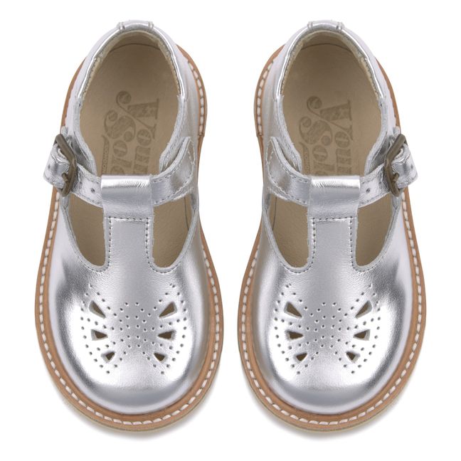Rosie Mary Jane Shoes Silver