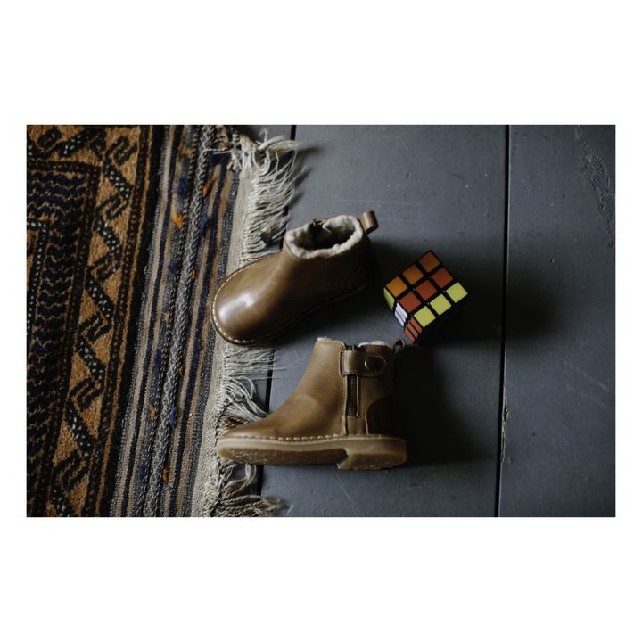 Winston Furry Boots | Camel- Product image n°1