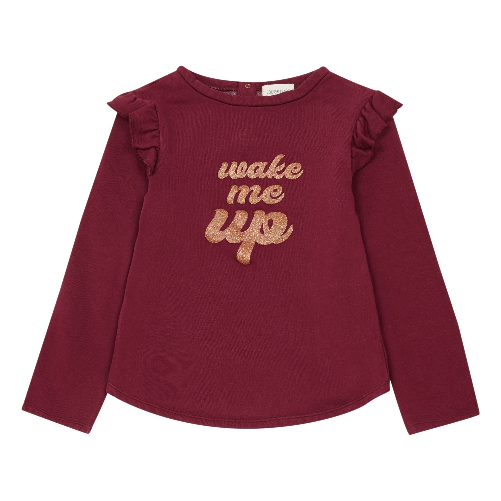 Louis Louise - Sweat Mia - Fille - Rouge foncé