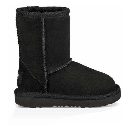Classic II Fur Lined Suede Boots Black