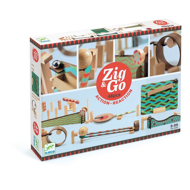 Baukastenspiel Zig&Go - 48-teiliges Set