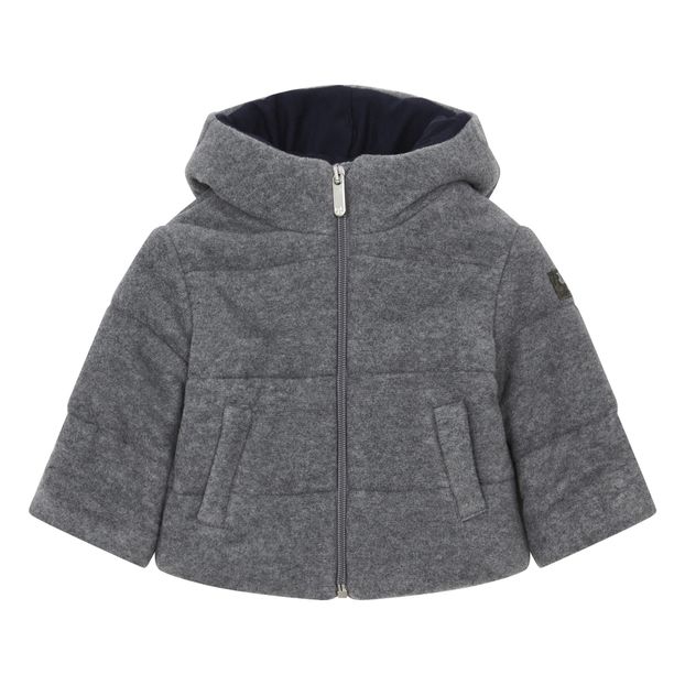 polar fleece hooded jacket