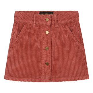 Finger in the nose Samtrock mit Knöpfen Lacee-listing