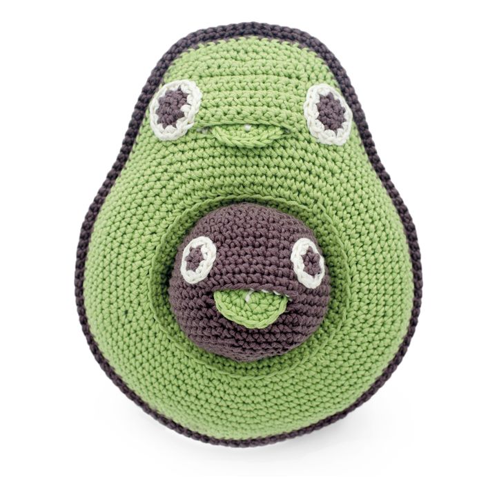 Crocheted Musical Avocado Toy | Green- Product image n°0
