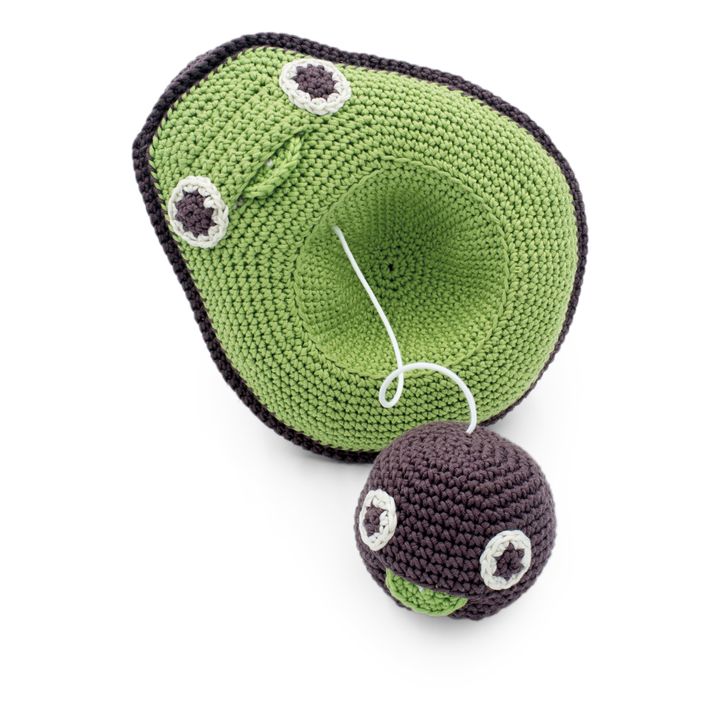 Crocheted Musical Avocado Toy | Green- Product image n°1