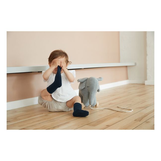 Calze Antiscivolo Cotone | Blu marino