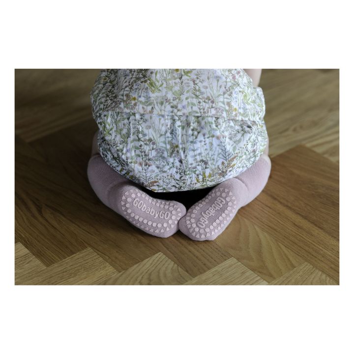 Antirutschsocken aus Baumwolle  | Rosa- Produktbild Nr. 4