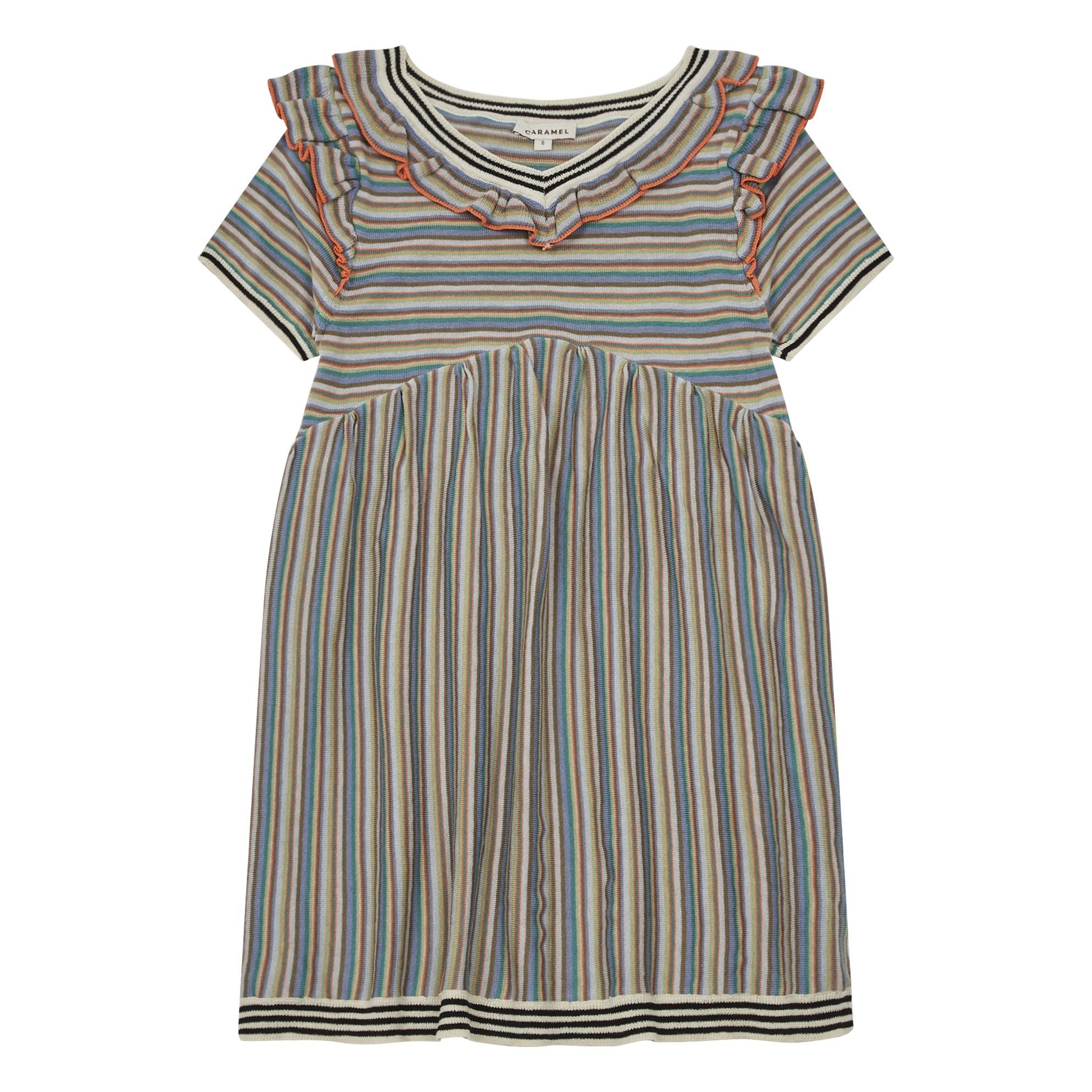 Caramel - Robe Coton et Soie Foxglove - Fille - Ecru