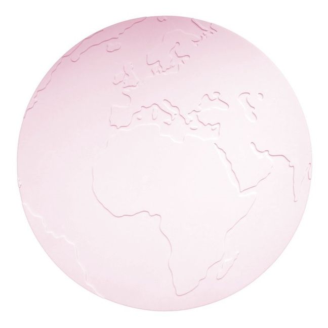 Tovaglietta pianeta terra in silicone  Rosa chiaro