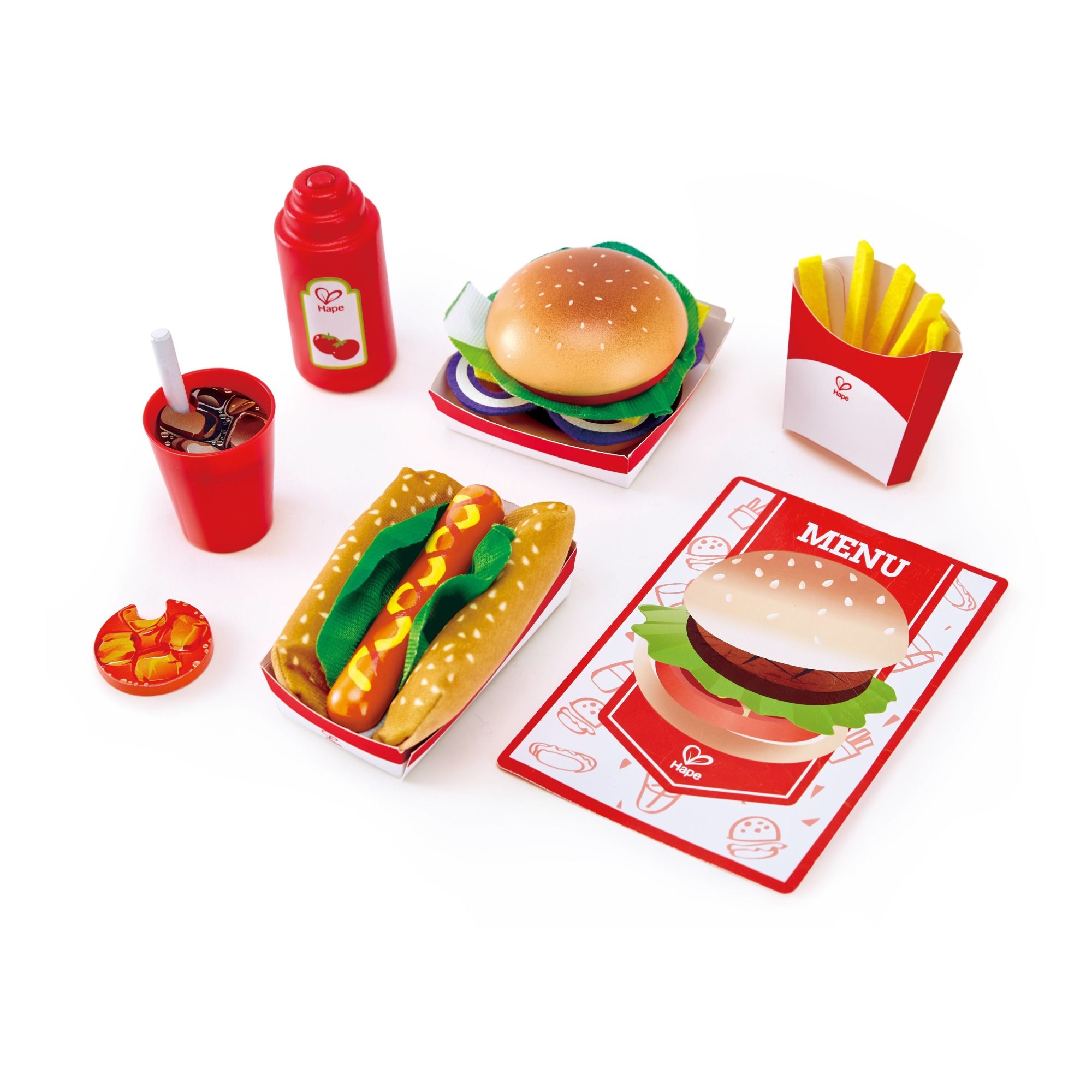 Hape - Set de fast food - Multicolore