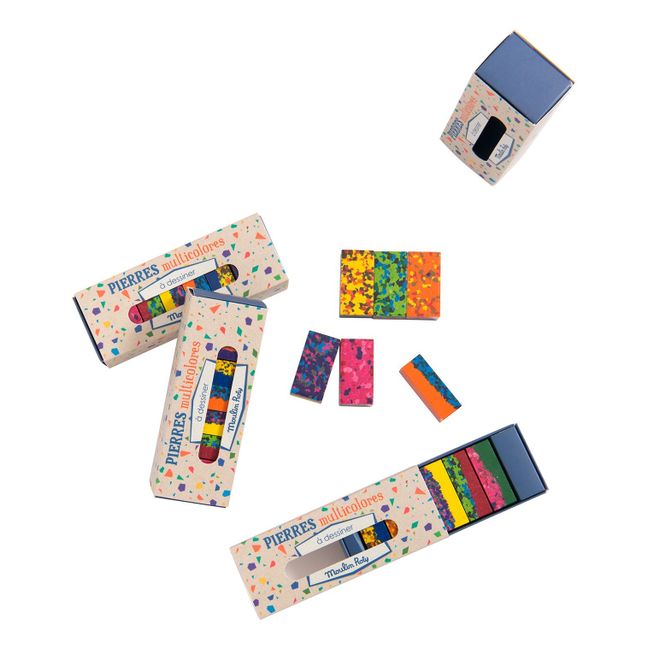 Multicoloured Colouring Crayons - Set of 6