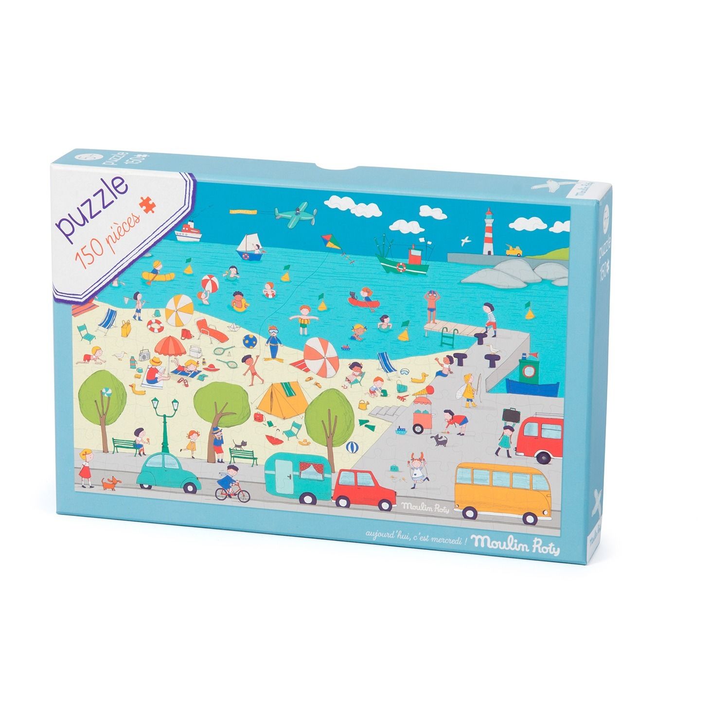 Puzzle A la mer 150 pièces Moulin Roty Jouet et Loisir Enfant