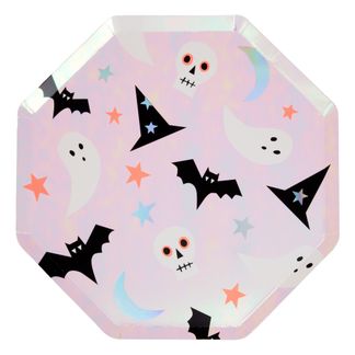 Meri Meri Halloween Cardboard Plate - Set of 8-listing
