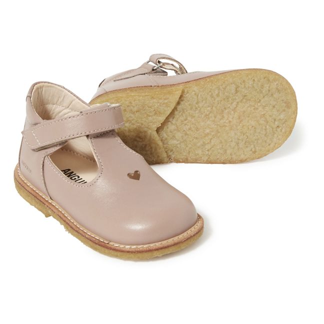 Velcro Baby Shoes Dusty Pink