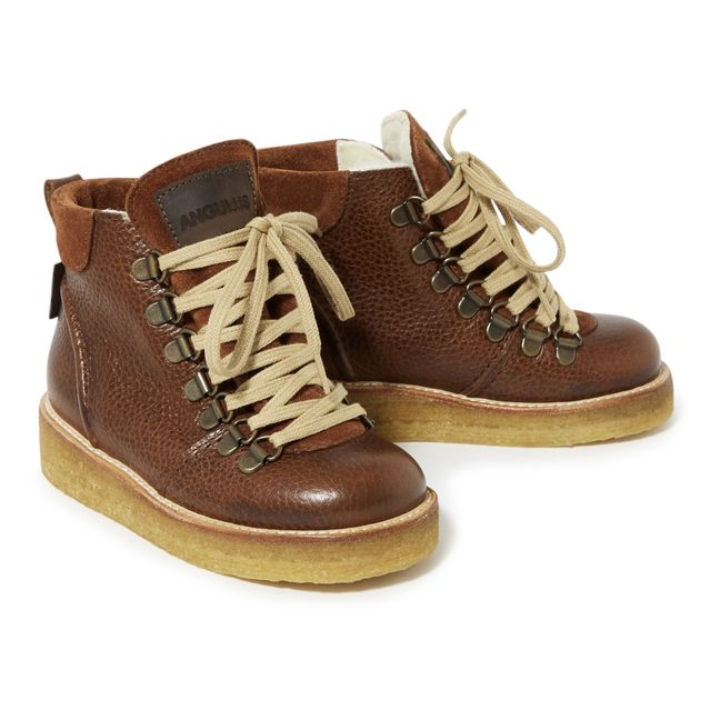Lace up Boots Caramel