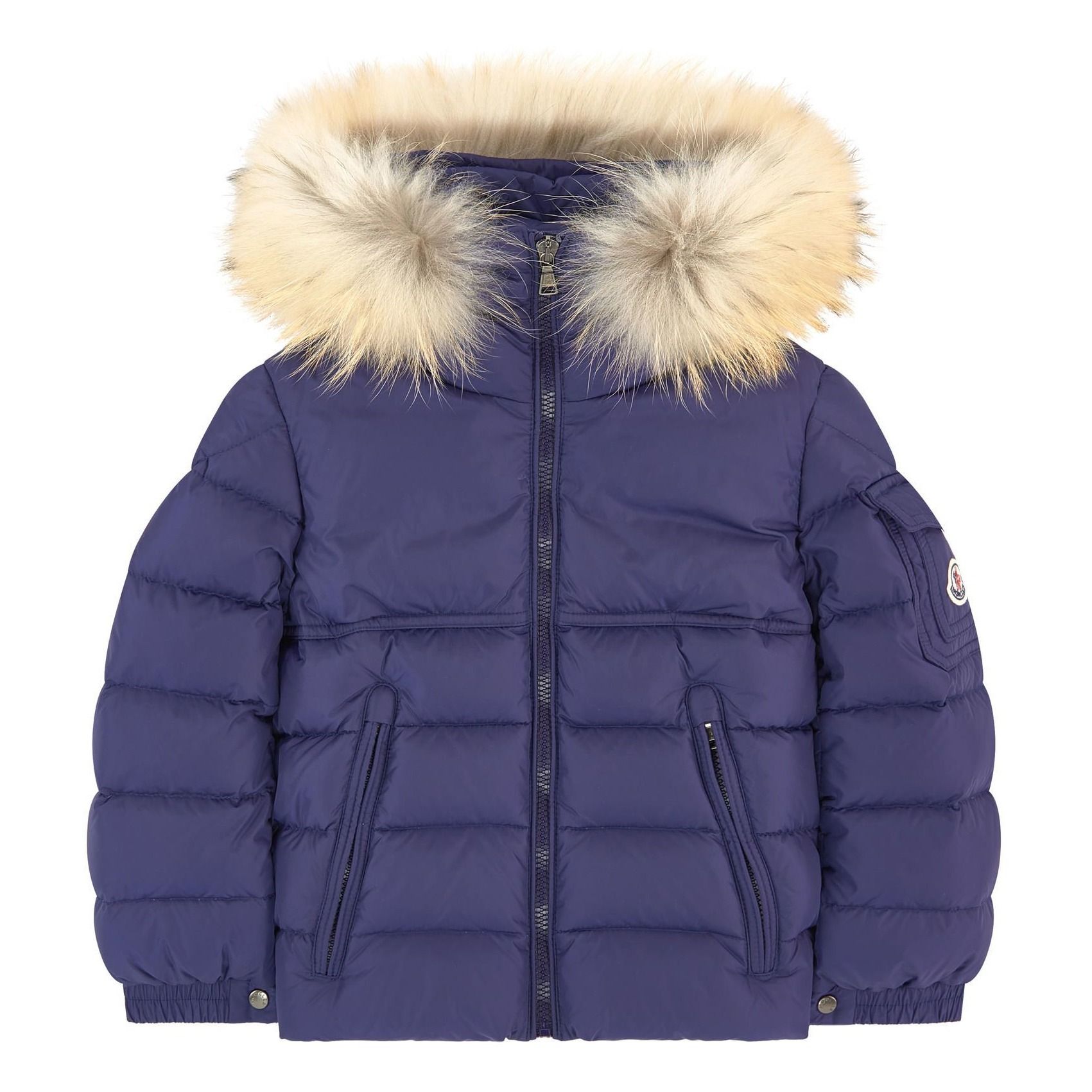 Moncler - Doudoune New Byron - Fille - Bleu marine
