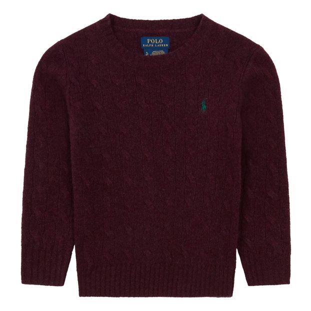 ralph lauren burgundy jumper