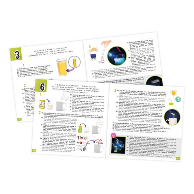 Set Mini Lab Fluo & Glow