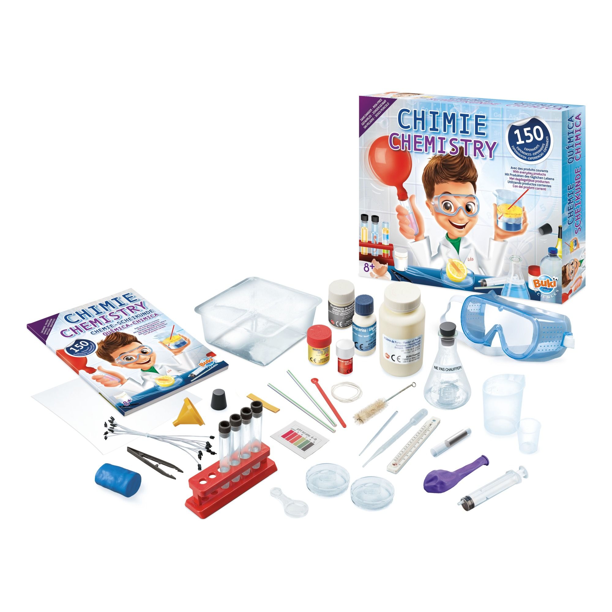 Mini Lab Chemistry Set - 150 experiments Buki Toys and Hobbies