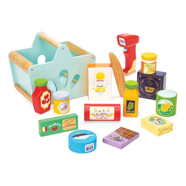 Shopping Basket and Grocery Store Toy Set